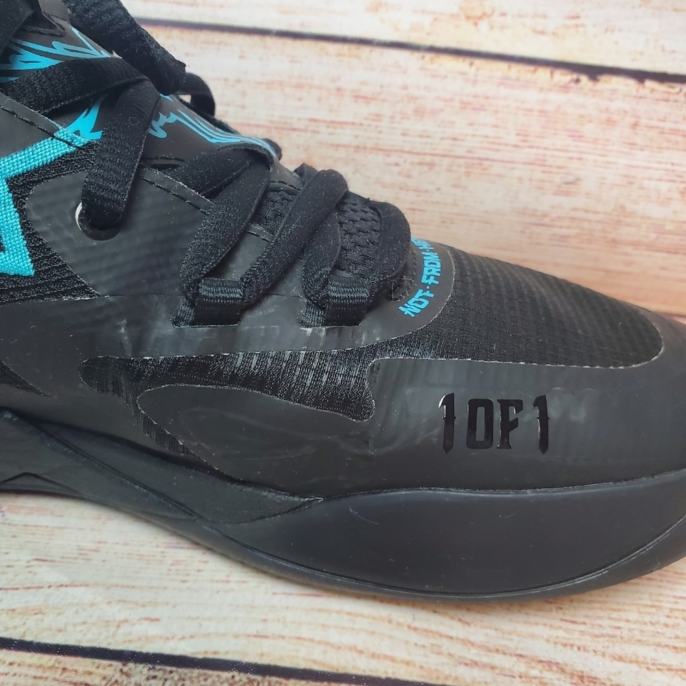 PUMA Mens Size 11.5 MB.01 Buzz City LaMelo Ball Black/Blue Atoll Basketball - Picture 12 of 16